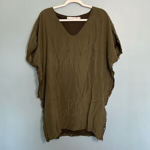 Marie Oliver Silk Fringe Dress